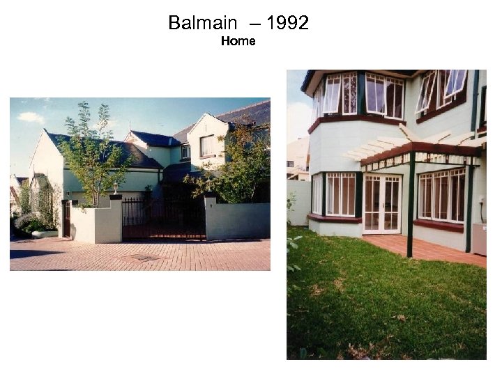 Balmain – 1992 Home 