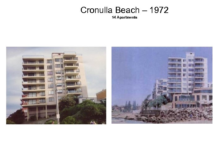 Cronulla Beach – 1972 14 Apartments 