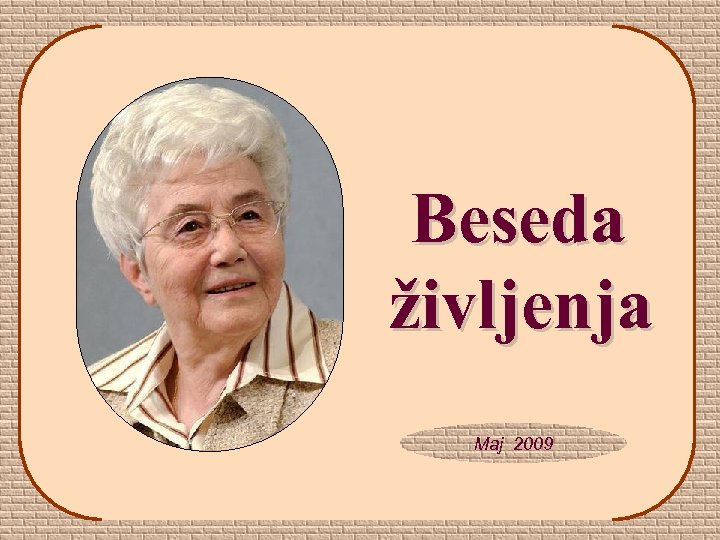 Beseda življenja Maj 2009 