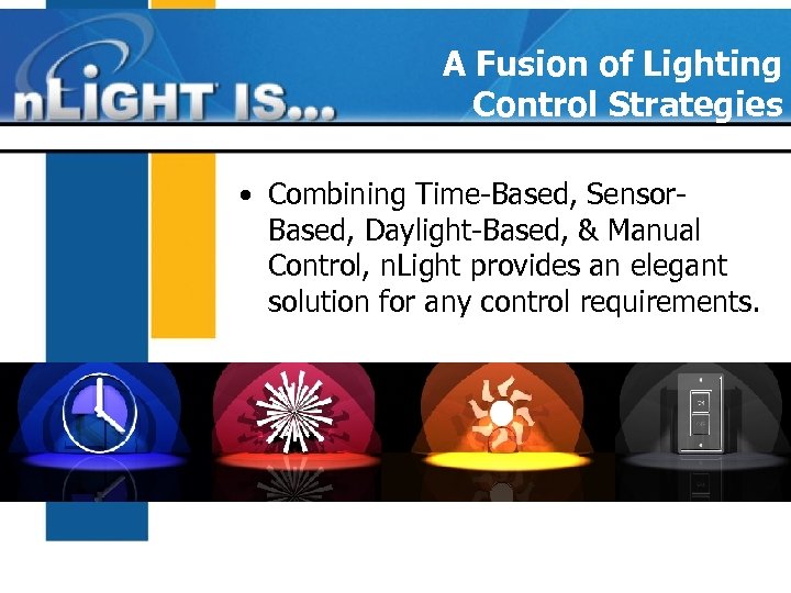 A Fusion of Lighting Control Strategies • Combining Time-Based, Sensor. Based, Daylight-Based, & Manual