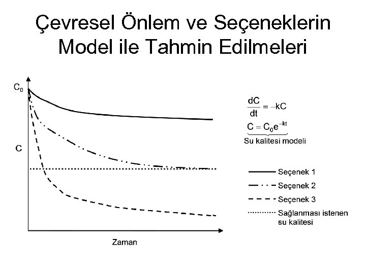 Çevresel Önlem ve Seçeneklerin Model ile Tahmin Edilmeleri 