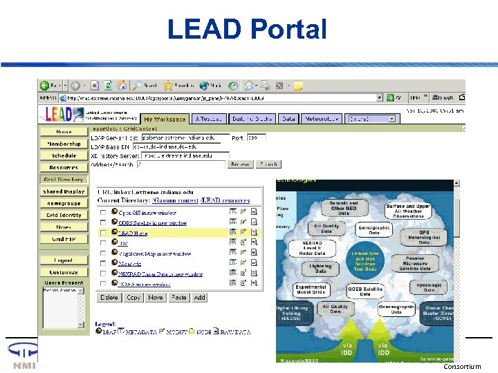 LEAD Portal OGCE Consortium 