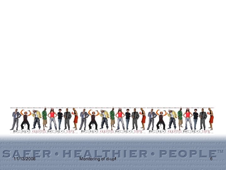 11/13/2008 Monitoring of d-up! 6 