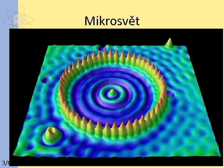 Mikrosvět • velmi malé rozměry • krátké časové intervaly → jiná zkušenost, jiné zákony