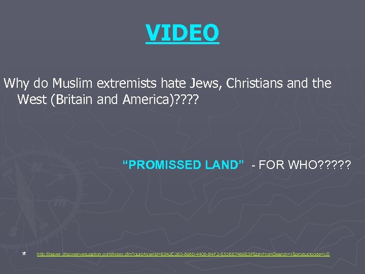 VIDEO Why do Muslim extremists hate Jews, Christians and the West (Britain and America)?