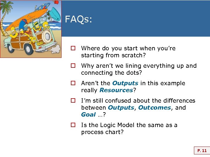 FAQs: o Where do you start when you’re starting from scratch? o Why aren’t