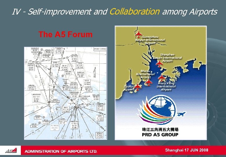 IV - Self-improvement and Collaboration among Airports The A 5 Forum Shanghai 17 JUN