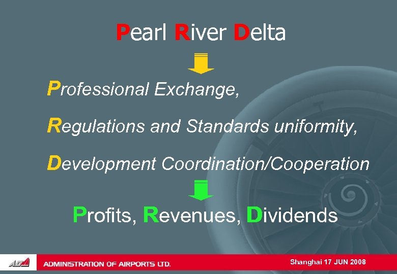 Pearl River Delta Professional Exchange, Regulations and Standards uniformity, Development Coordination/Cooperation Profits, Revenues, D