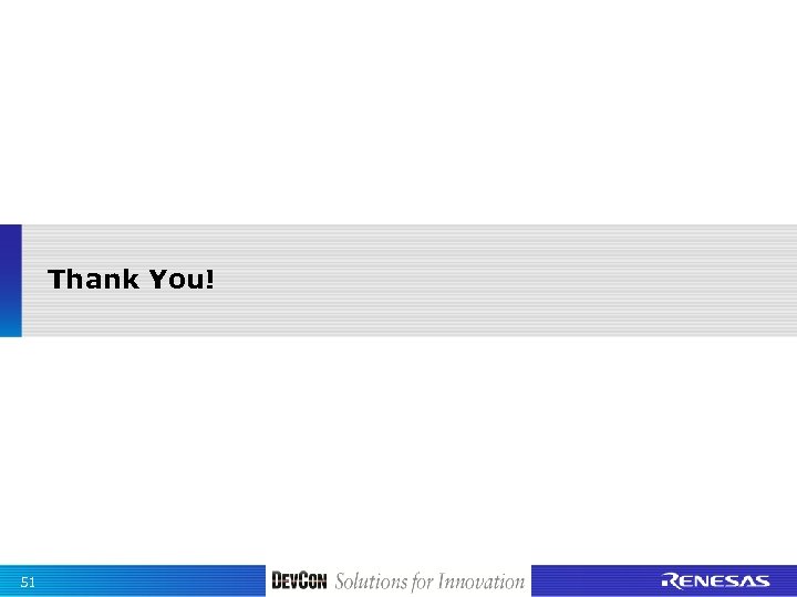 Thank You! 51 