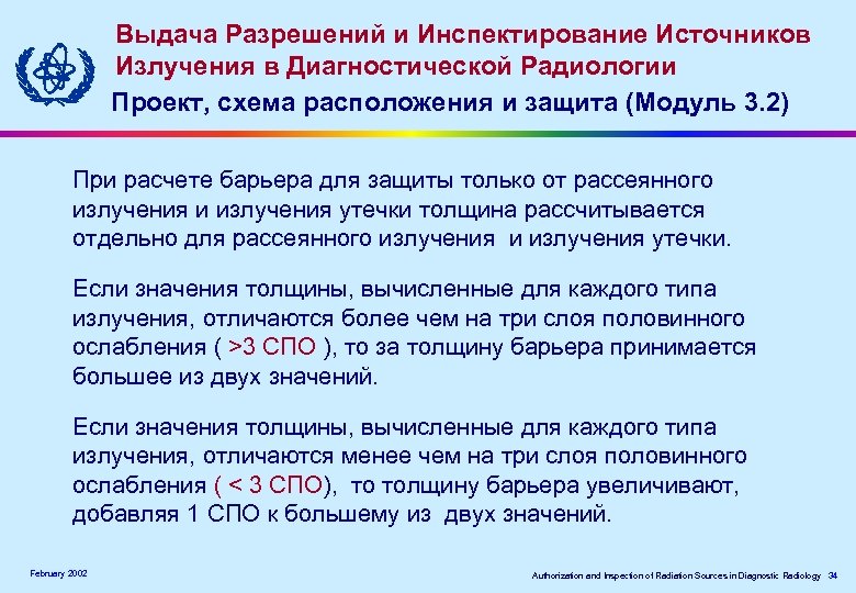 Выдача Разрешений и Инспектирование Источников Излучения в Диагностической Радиологии Проект, схема расположения и защита