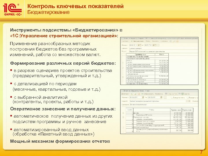 Курс бюджетирование 1с. 1с управление строительной организацией. Контроль ключевых показателей. 1с управление строительными проектами.