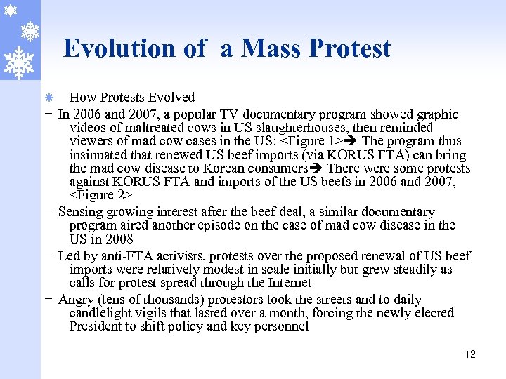 Evolution of a Mass Protest ã - - How Protests Evolved In 2006 and