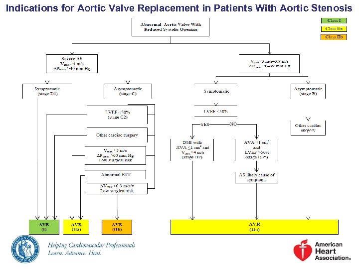 Indications for Aortic Valve Replacement in Patients With Aortic Stenosis 