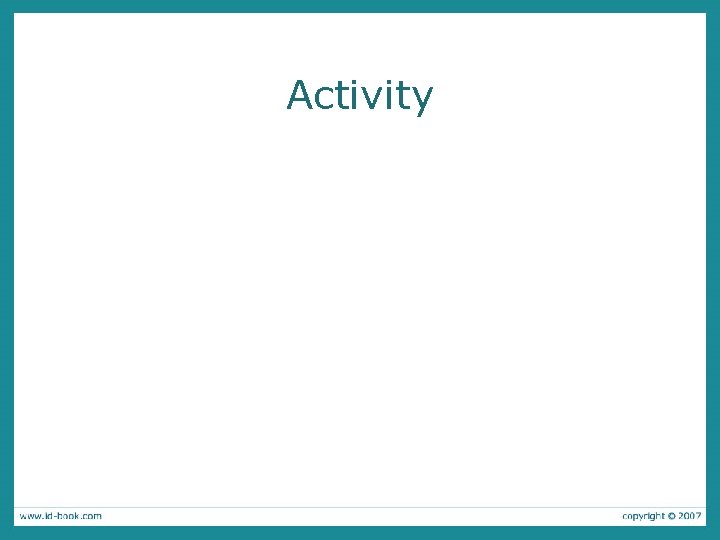 Activity 