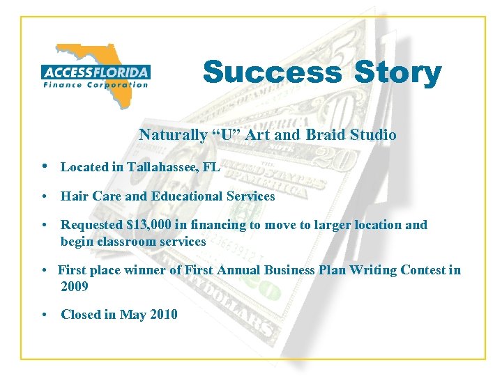 Success Story Naturally “U” Art and Braid Studio • Located in Tallahassee, FL •
