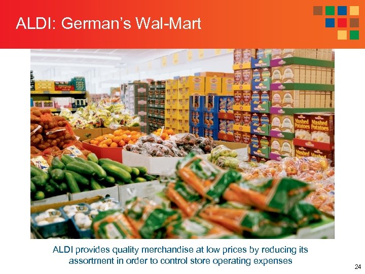 ALDI: German’s Wal-Mart ALDI provides quality merchandise at low prices by reducing its assortment