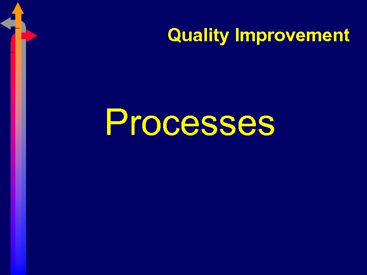 Quality Improvement Processes 