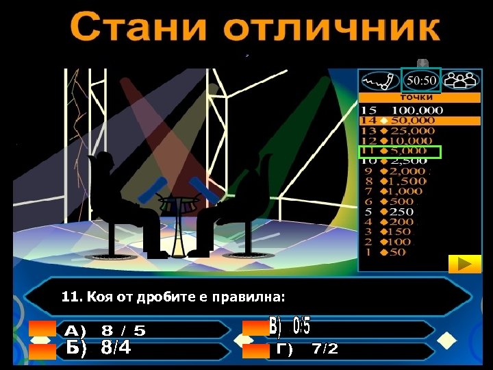 11. Коя от дробите е правилна: 