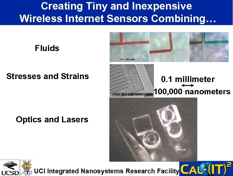 Creating Tiny and Inexpensive Wireless Internet Sensors Combining… Fluids Stresses and Strains 0. 1