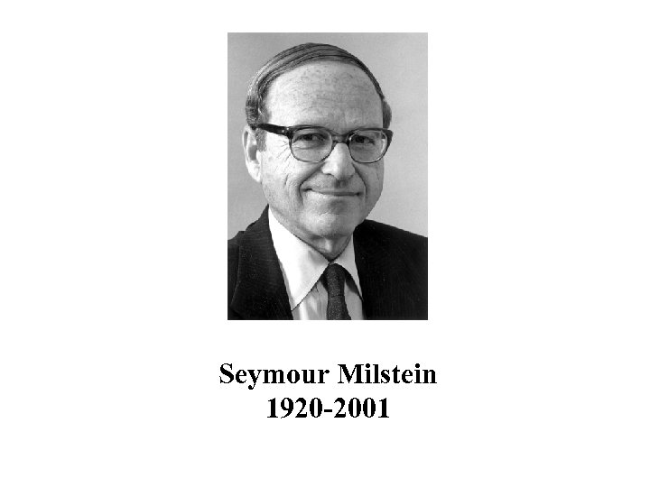 Seymour Milstein 1920 -2001 