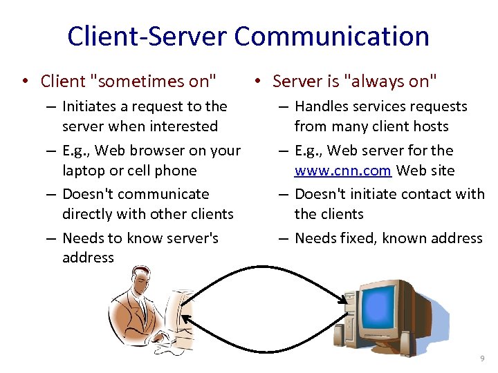 Client-Server Communication • Client 