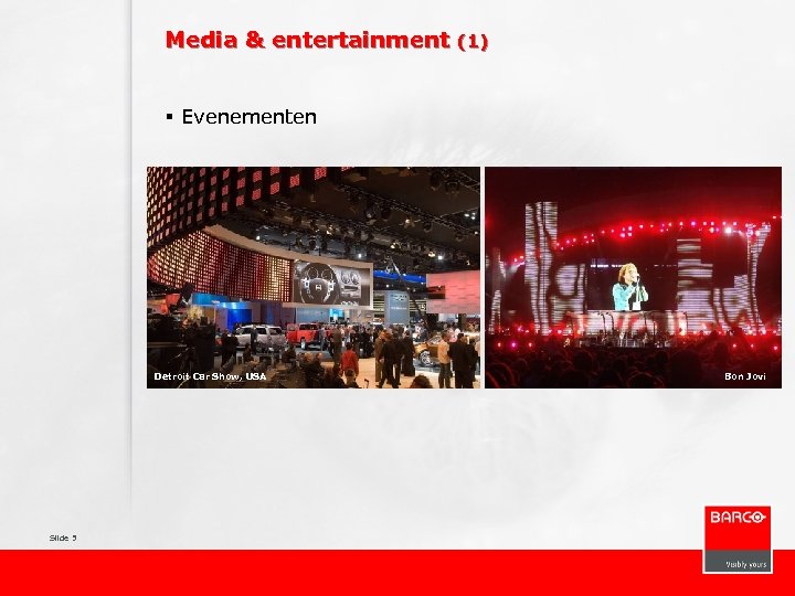 Media & entertainment (1) § Evenementen Detroit Car Show, USA Slide 5 Bon Jovi
