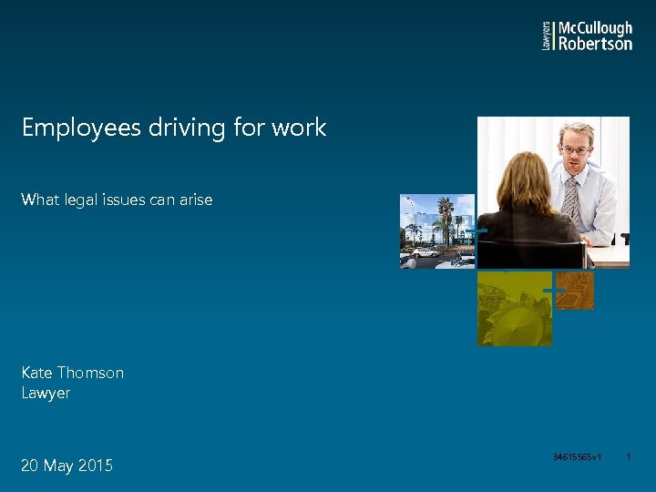 Employees driving for work What legal issues can arise Kate Thomson Lawyer 20 May