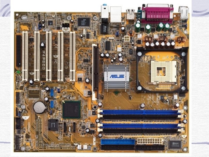 Motherboard It is the main circuit board that links all the hardware components together.