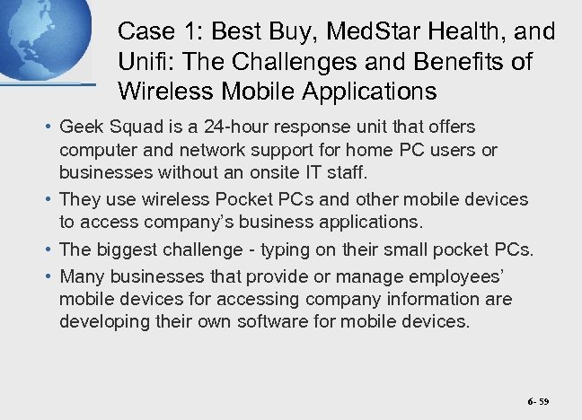 Case 1: Best Buy, Med. Star Health, and Unifi: The Challenges and Benefits of