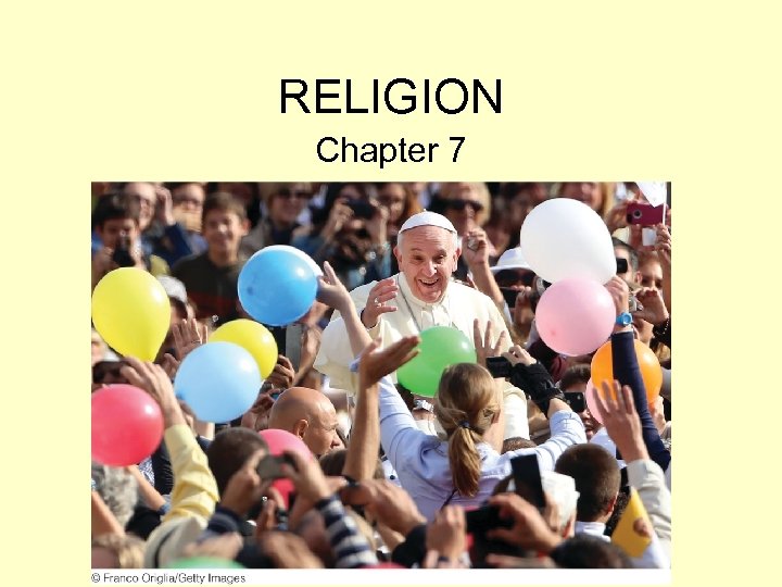 RELIGION Chapter 7 