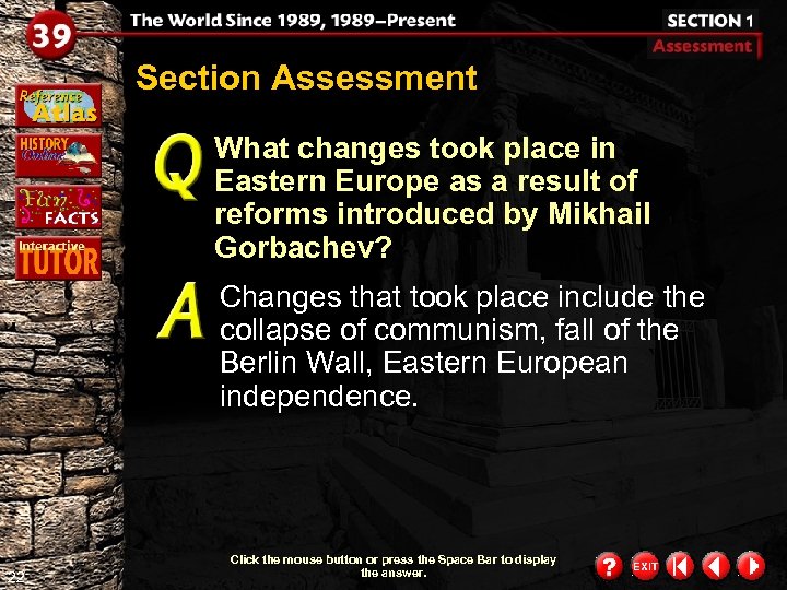 Section Assessment What changes took place in Eastern Europe as a result of reforms