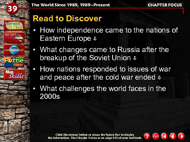 Read to Discover • How independence came to the nations of Eastern Europe •