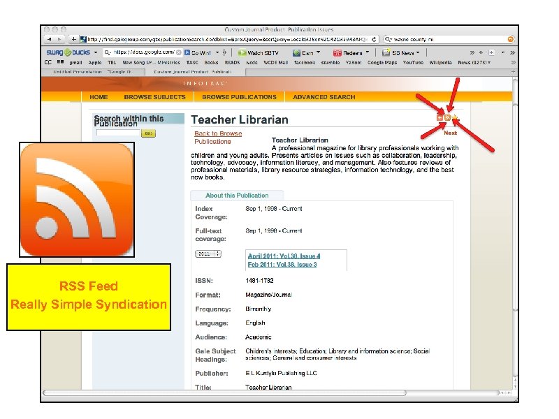 RSS Feed Really Simple Syndication 