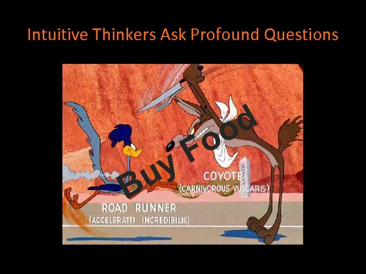 Intuitive Thinkers Ask Profound Questions B y u o F d o 