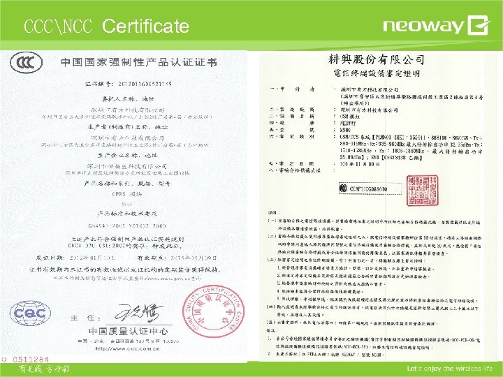 CCCNCC Certificate 