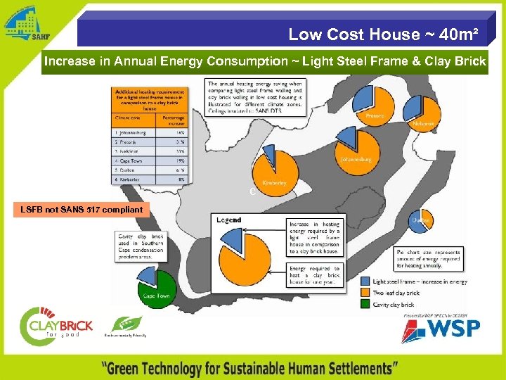 Low Cost House ~ 40 m² Increase in Annual Energy Consumption ~ Light Steel