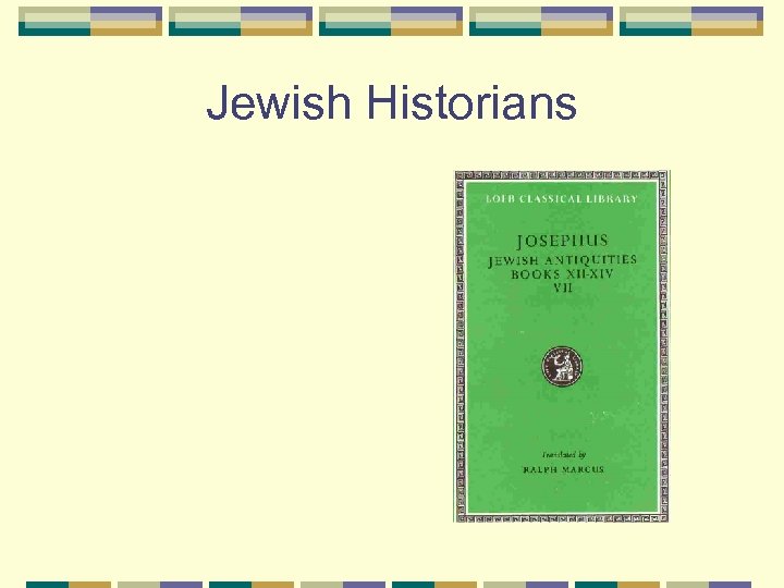 Jewish Historians 