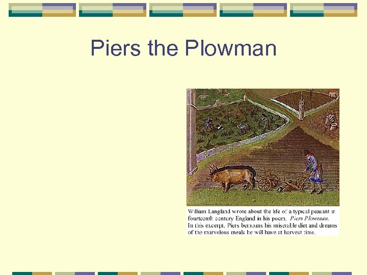 Piers the Plowman 