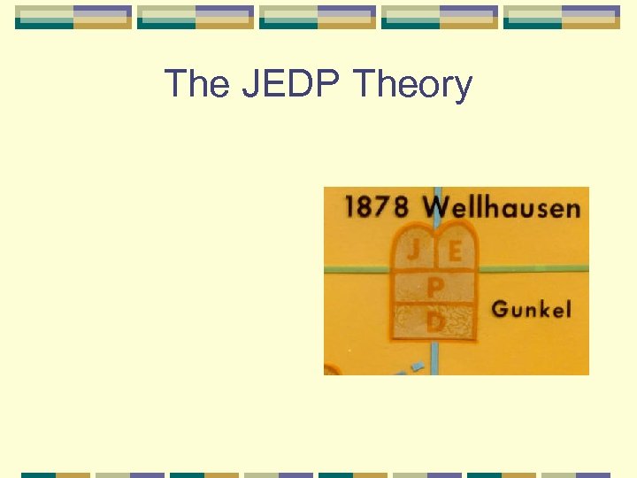 The JEDP Theory 