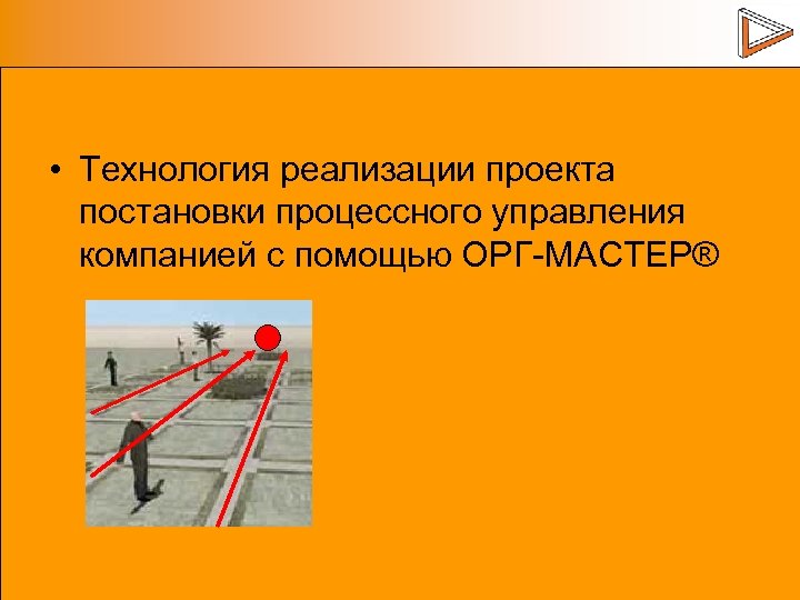  • Технология реализации проекта постановки процессного управления компанией с помощью ОРГ-МАСТЕР® 