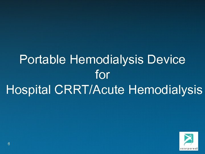 Portable Hemodialysis Device for Hospital CRRT/Acute Hemodialysis 6 