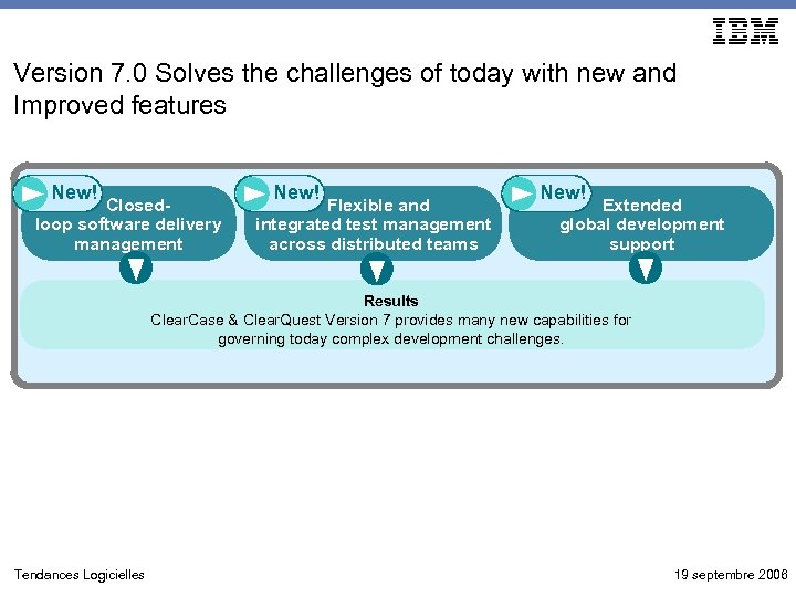 Version 7. 0 Solves the challenges of today with new and Improved features New!