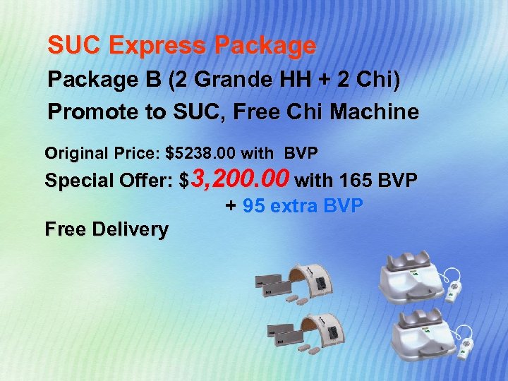 SUC Express Package B (2 Grande HH + 2 Chi) Promote to SUC, Free