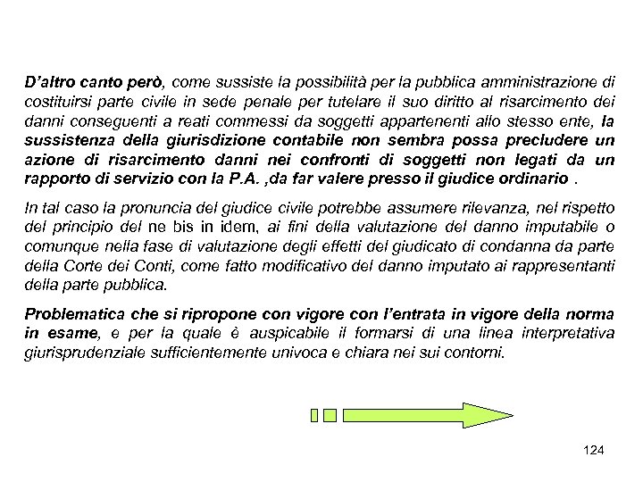 D’altro canto però, come sussiste la possibilità per la pubblica amministrazione di costituirsi parte