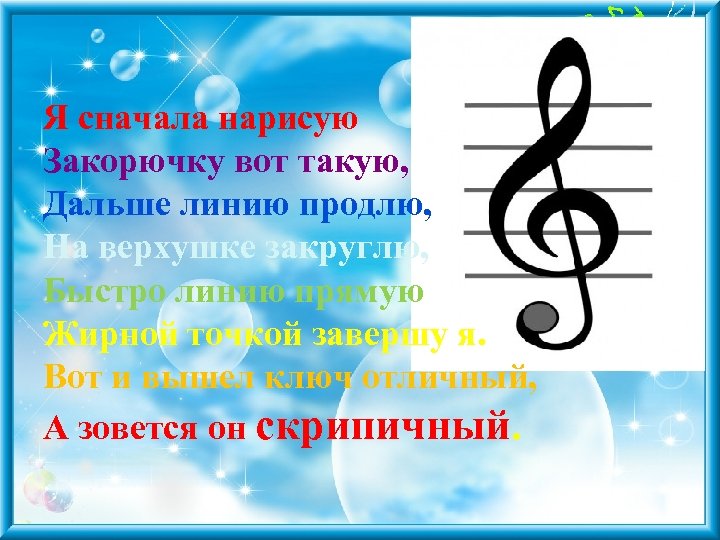 Я сначала нарисую Закорючку вот такую, Дальше линию продлю, На верхушке закруглю, Быстро линию