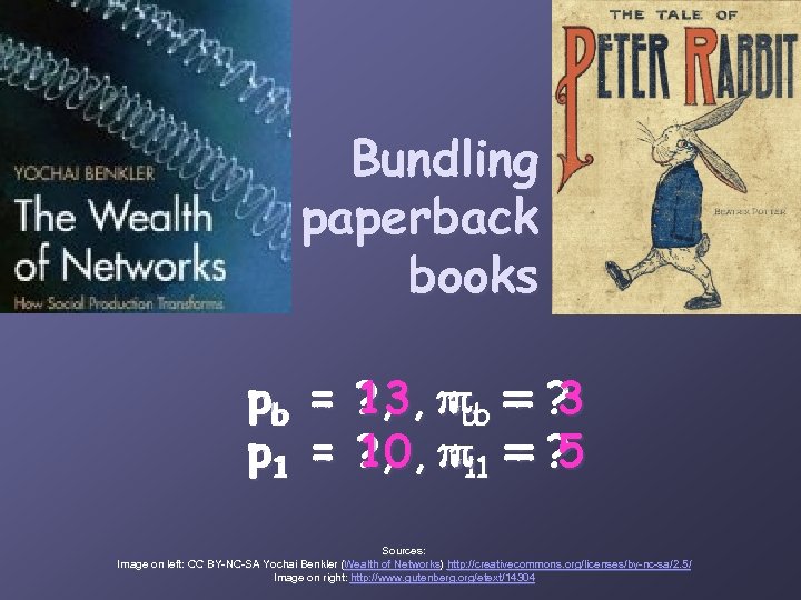 Bundling paperback books pb pb p 1 = = ? , , bb =