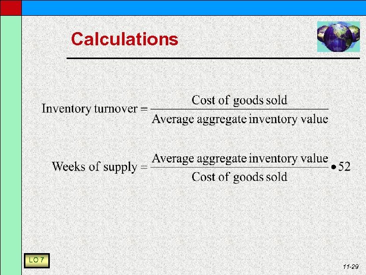 Calculations LO 7 11 -29 