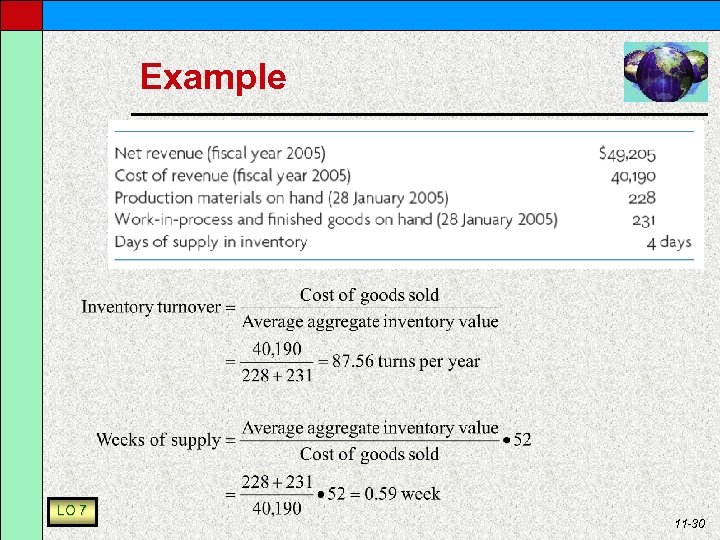 Example LO 7 11 -30 