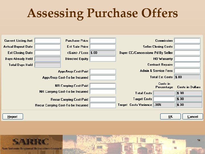 Assessing Purchase Offers 14 