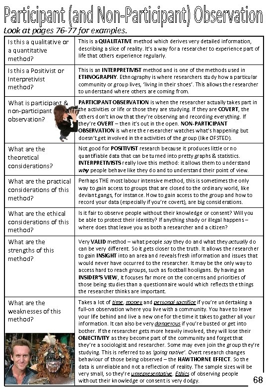 Look at pages 76 -77 for examples. Is this a qualitative or a quantitative